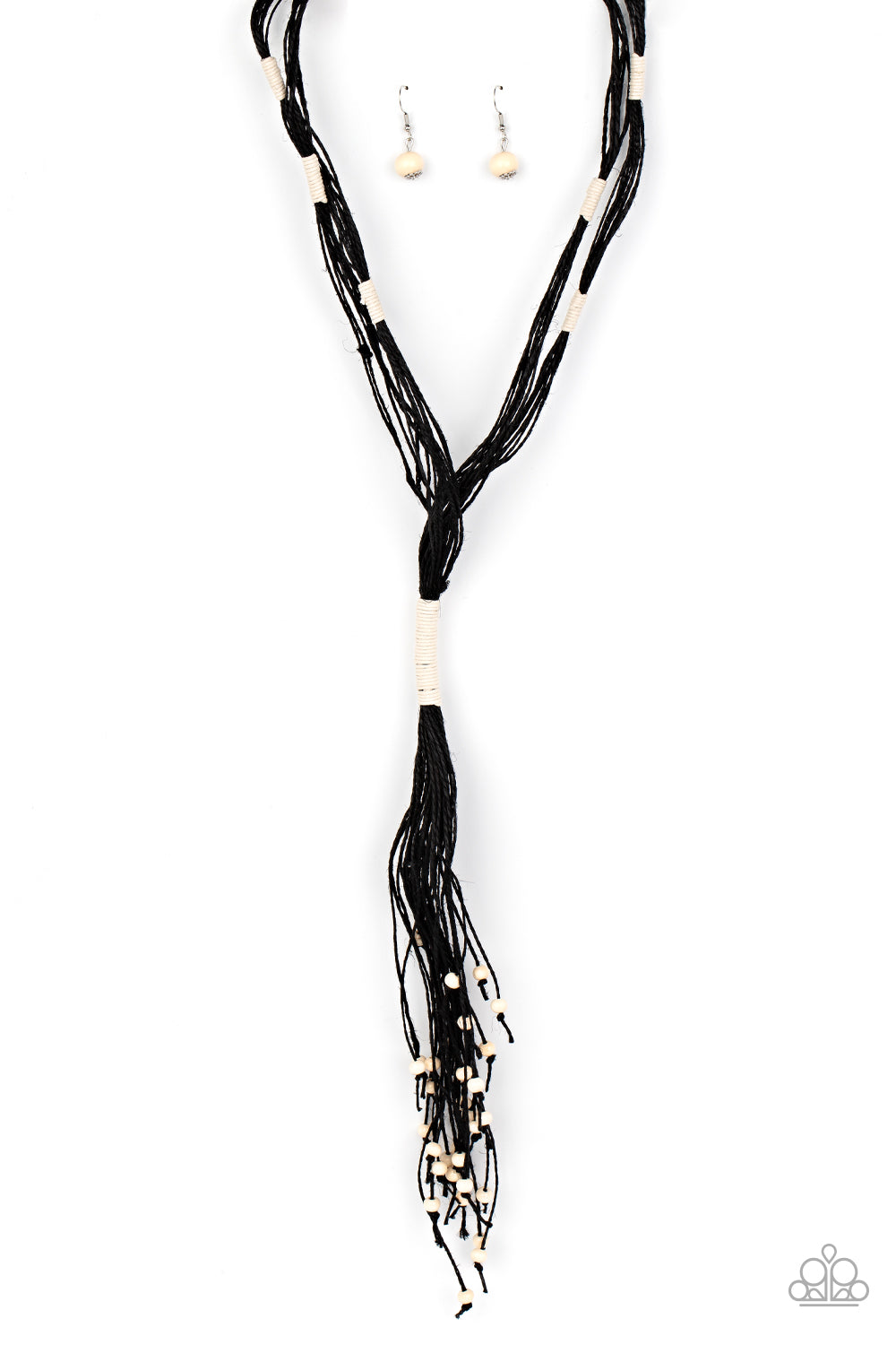 Whimsically Whipped – Black | Paparazzi Necklace