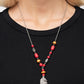 Watch Me Fly – Red | Paparazzi Necklace