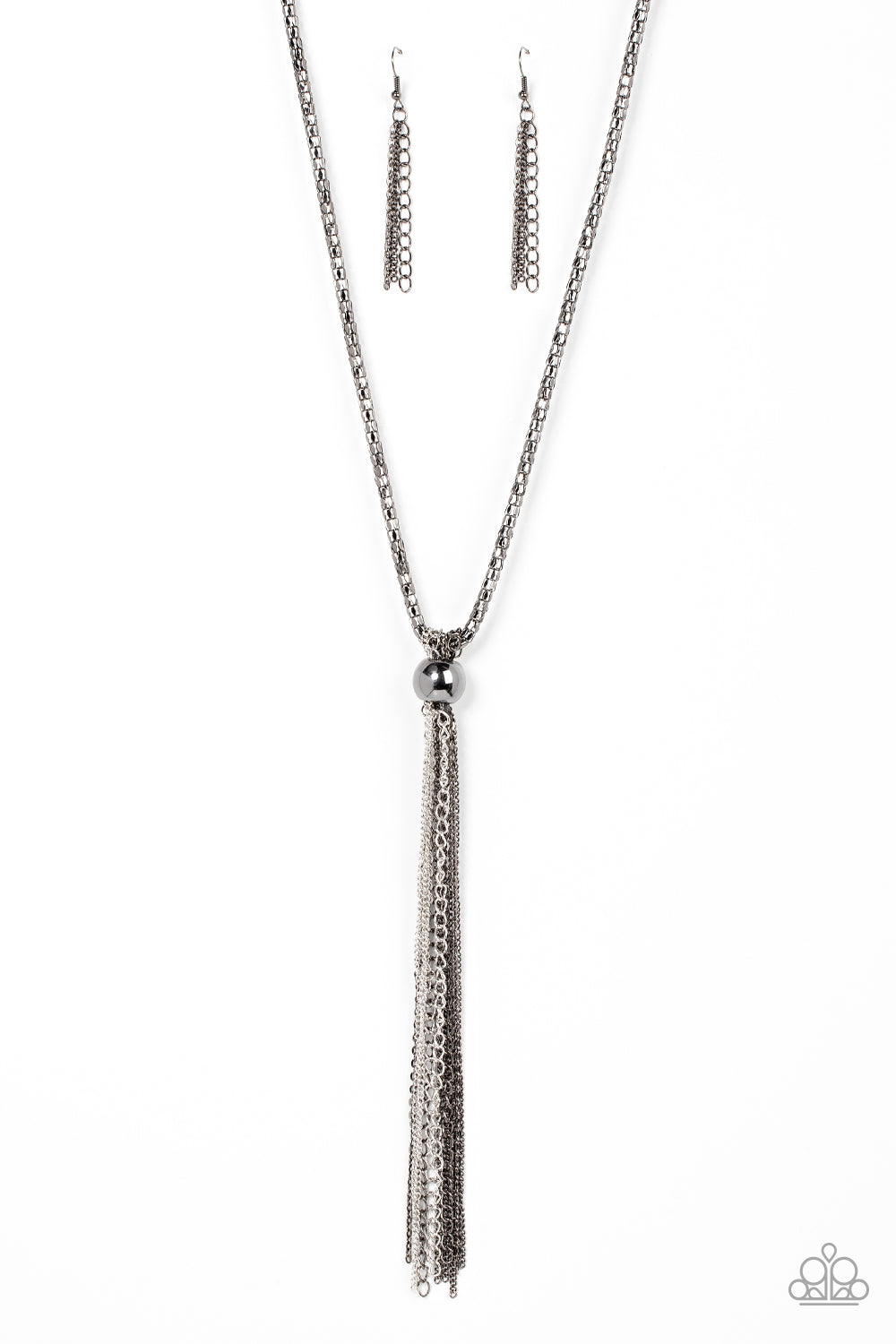 Metallic MESH-Up – Black | Paparazzi Necklace