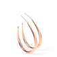 CURVE Your Appetite – Copper | Paparazzi Earrings