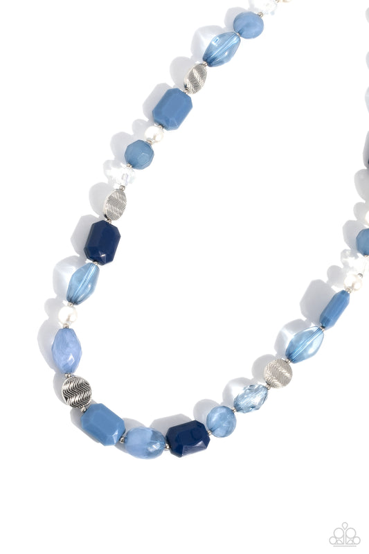 Nautical Sunset Multi – Blue | Paparazzi Necklace
