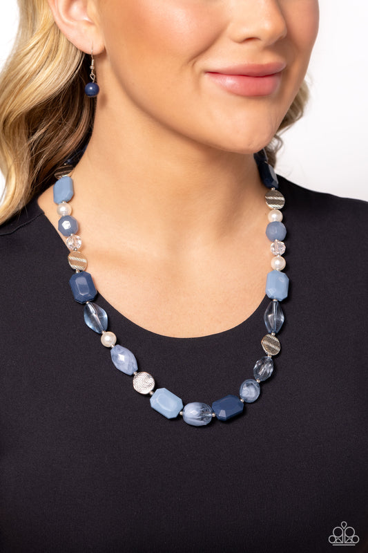 Nautical Sunset Multi – Blue | Paparazzi Necklace