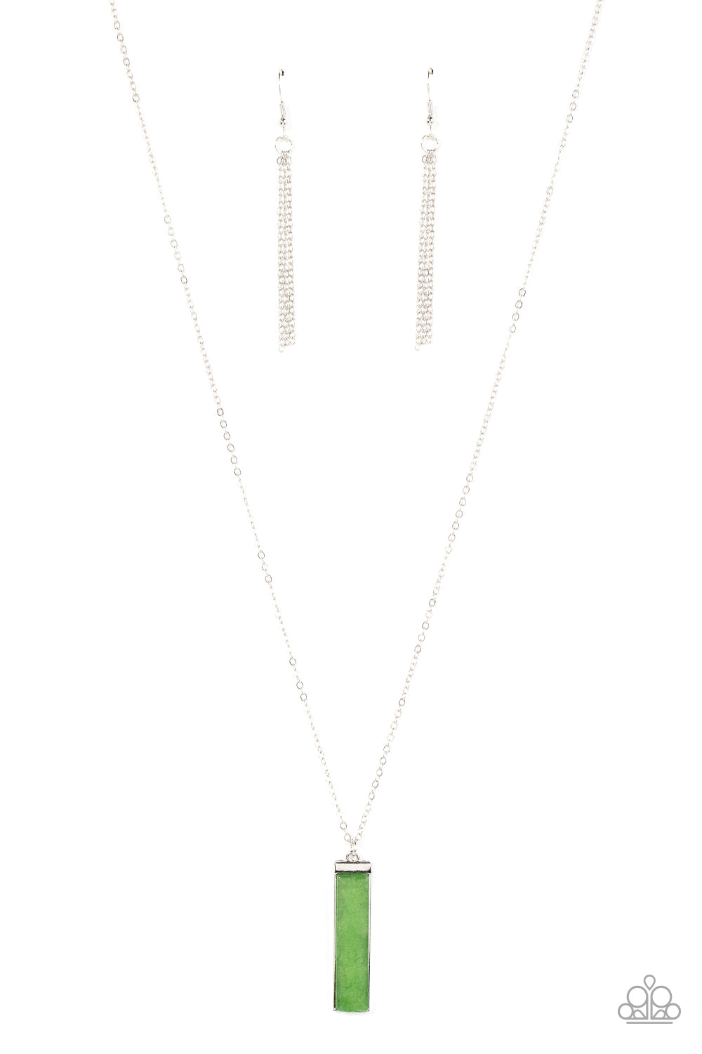 Set in GEMSTONE – Green | Paparazzi Necklace