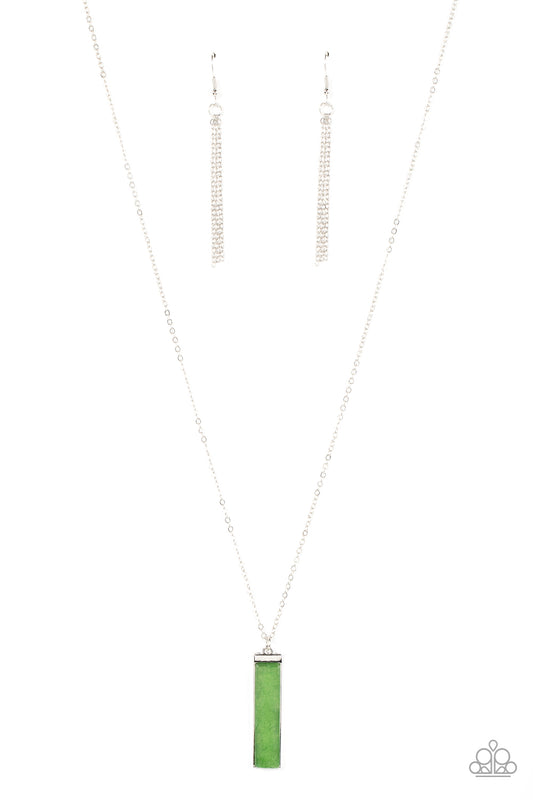 Set in GEMSTONE – Green | Paparazzi Necklace