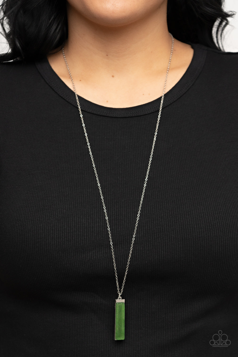 Set in GEMSTONE – Green | Paparazzi Necklace