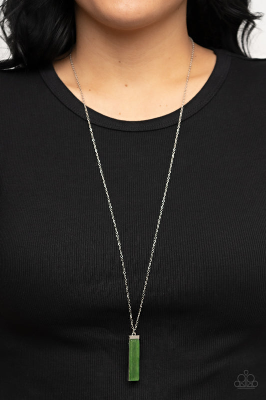 Set in GEMSTONE – Green | Paparazzi Necklace