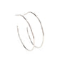 Can I Get a HOOP HOOP – Silver | Paparazzi Earrings