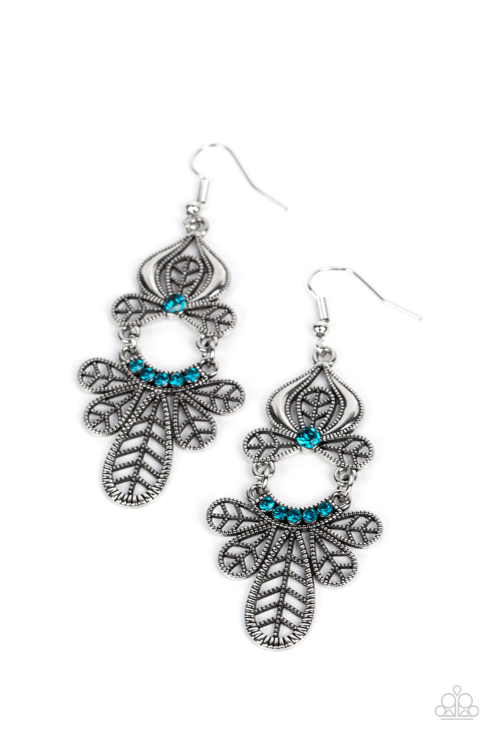 Galapagos Gala – Blue | Paparazzi Earrings