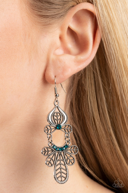 Galapagos Gala – Blue | Paparazzi Earrings