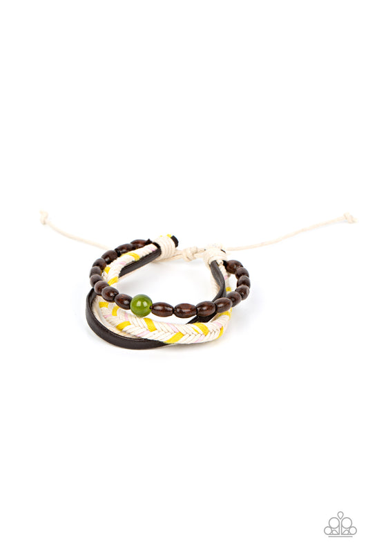 Hipster Hideaway Hair – Green | Paparazzi Bracelet