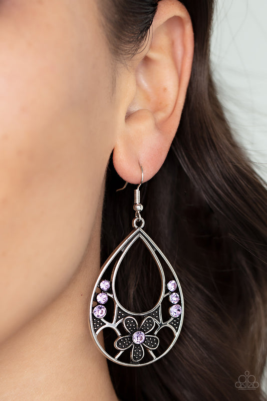 Meadow Marvel – Purple | Paparazzi Earrings
