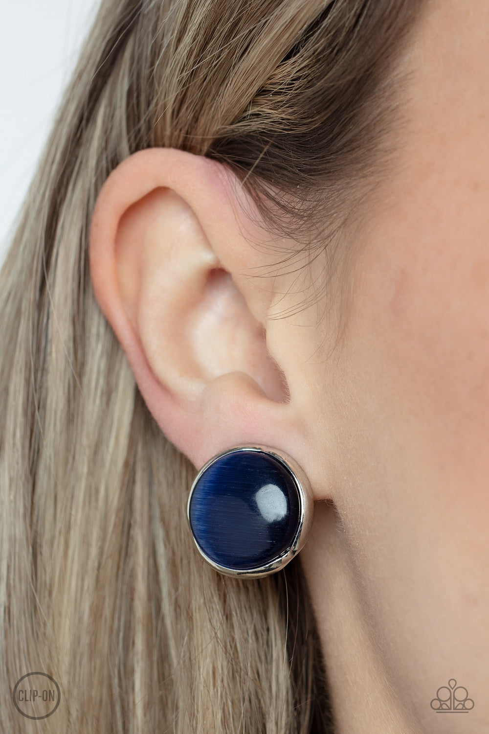Cool Pools Clip On – Blue | Paparazzi Earrings