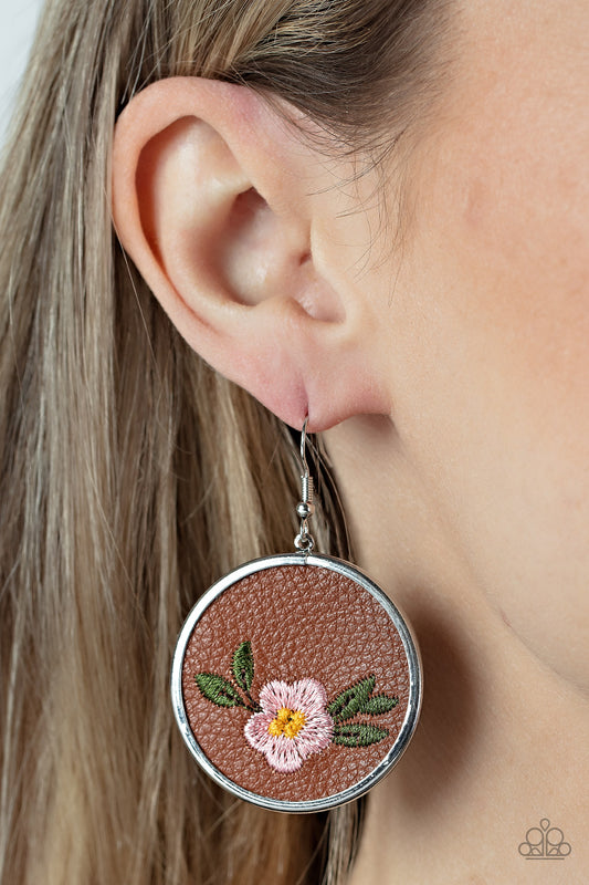 Prairie Patchwork – Pink | Paparazzi Earrings