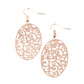 Secret Orchards -Gold – Gold | Paparazzi Earrings