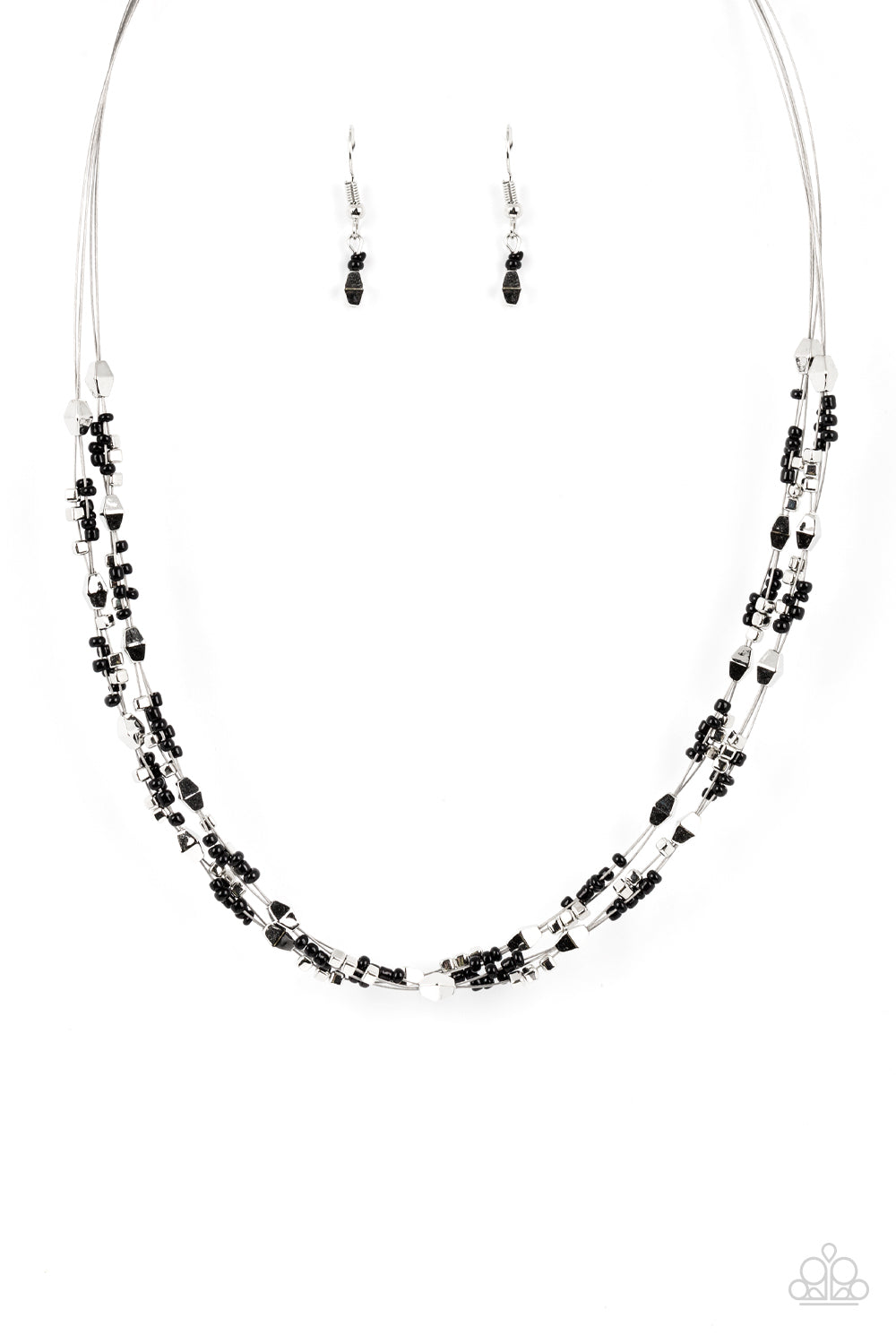 Explore Every Angle – Black | Paparazzi Necklace