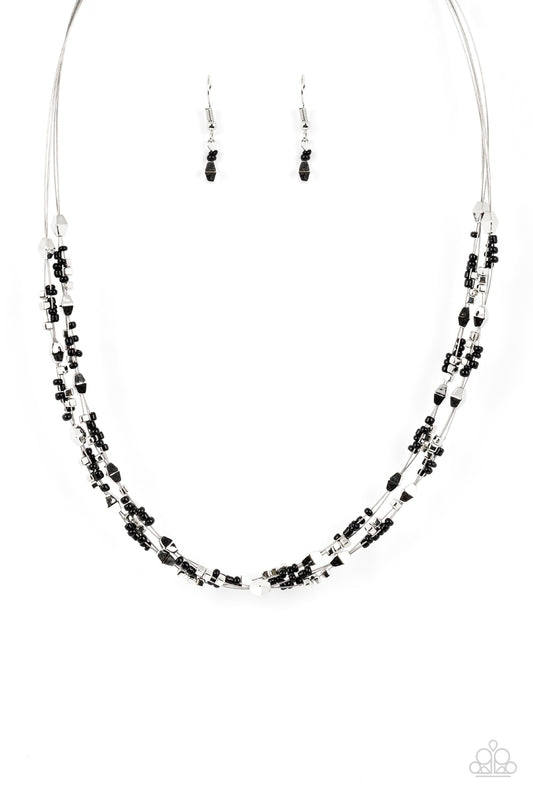 Explore Every Angle – Black | Paparazzi Necklace