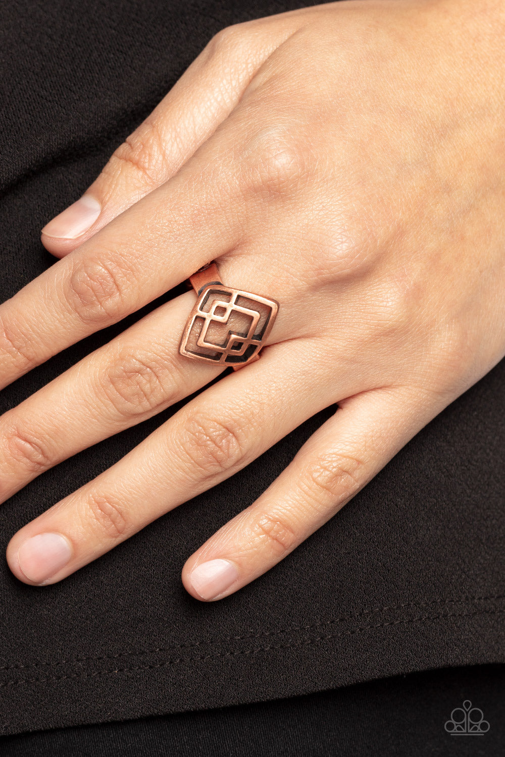 Diamond Duo – Copper | Paparazzi Ring