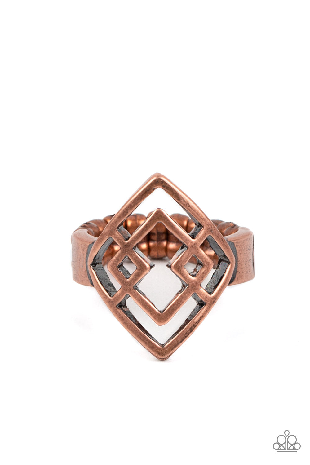 Diamond Duo – Copper | Paparazzi Ring