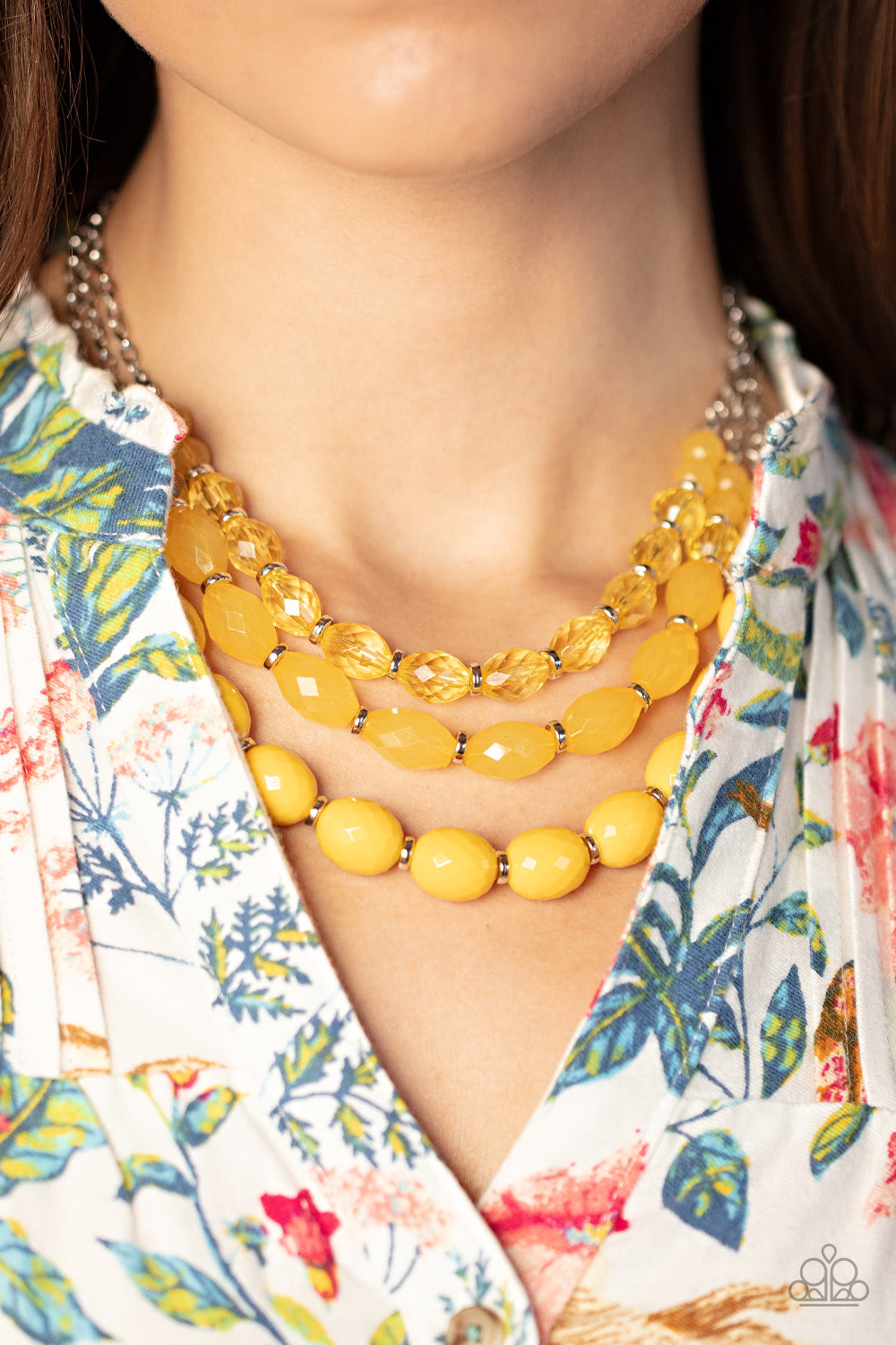 Tropical Hideaway – Yellow | Paparazzi Necklace