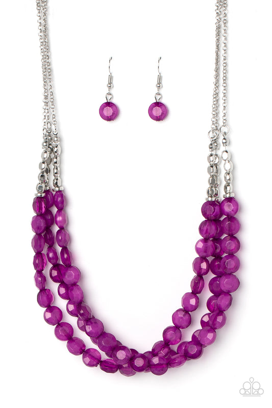 Pacific Picnic – Purple | Paparazzi Necklace