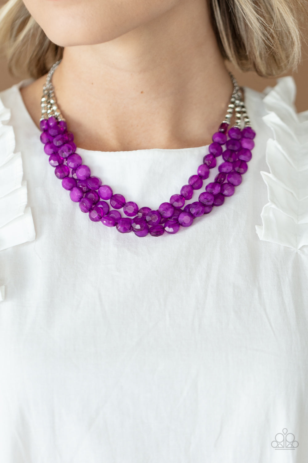 Pacific Picnic – Purple | Paparazzi Necklace