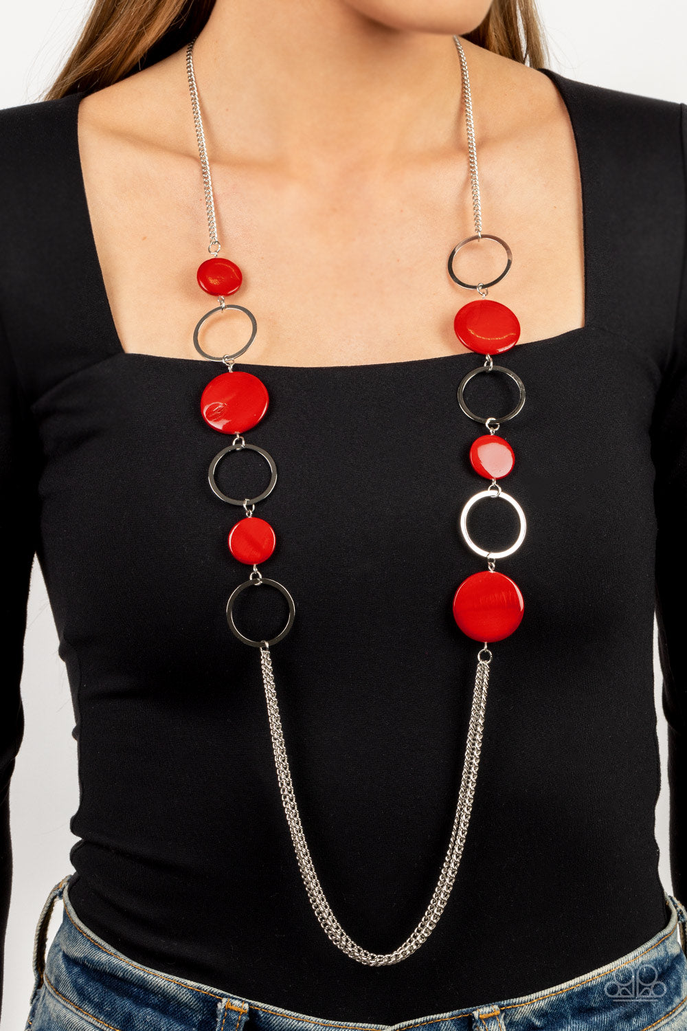 Beach Hub – Red | Paparazzi Necklace