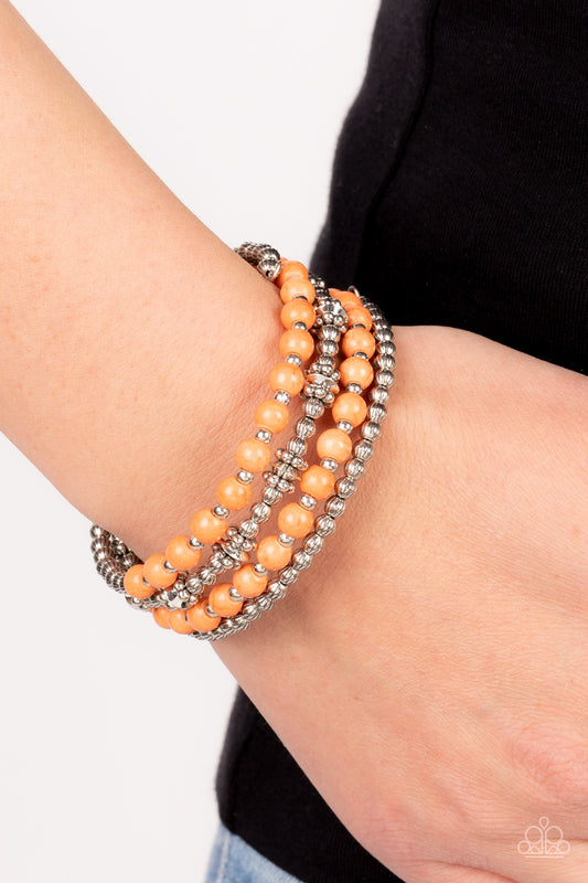 Road Trip Remix – Orange | Paparazzi Bracelet