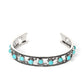 Badlands Bliss Cuff – Blue | Paparazzi Bracelet