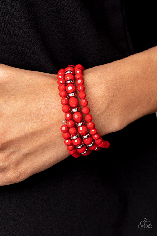 Its a Vibe – Red | Paparazzi Bracelet