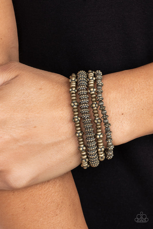 Country Charmer – Brass | Paparazzi Bracelet