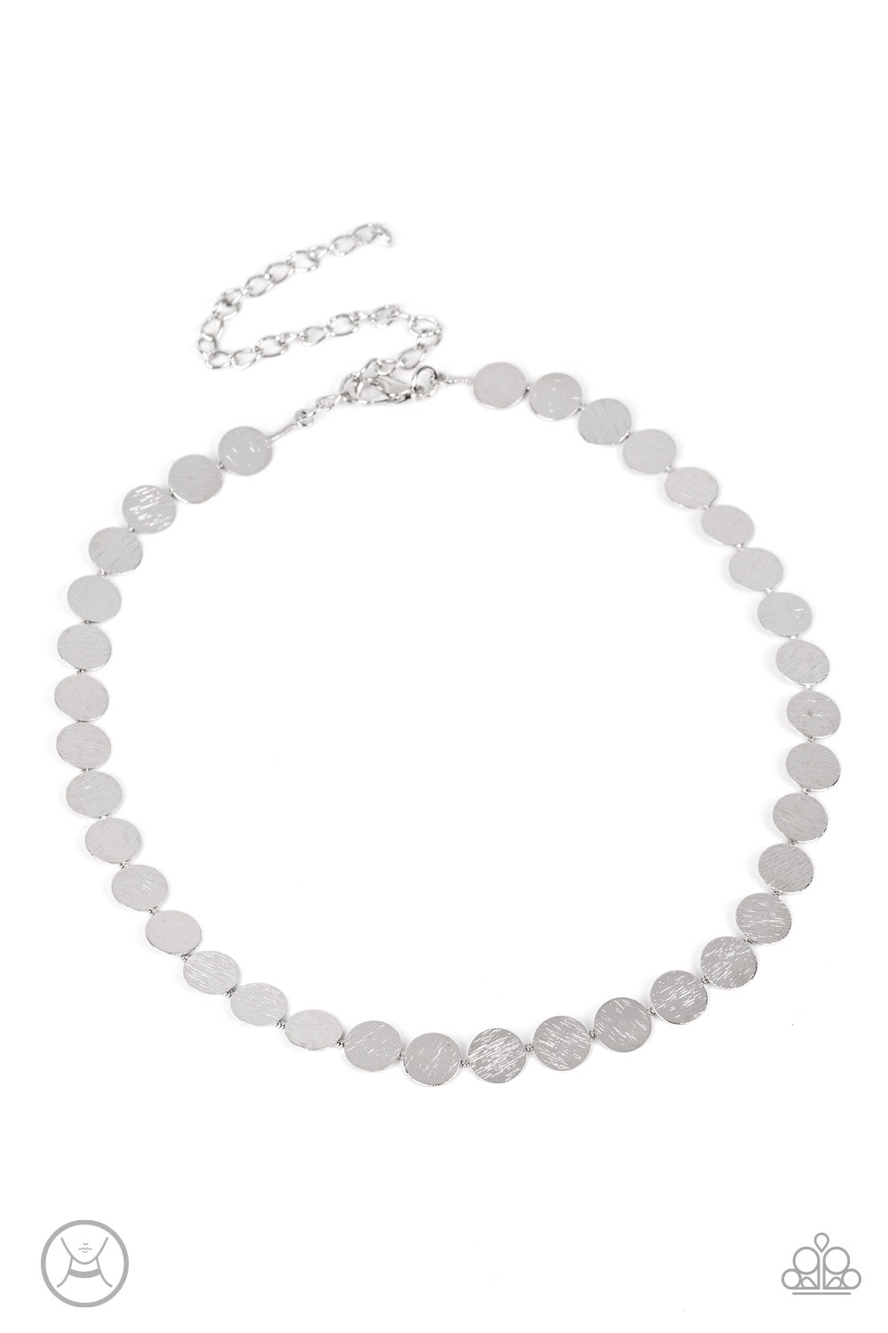 Flash Mob Flicker – Silver | Paparazzi Necklace