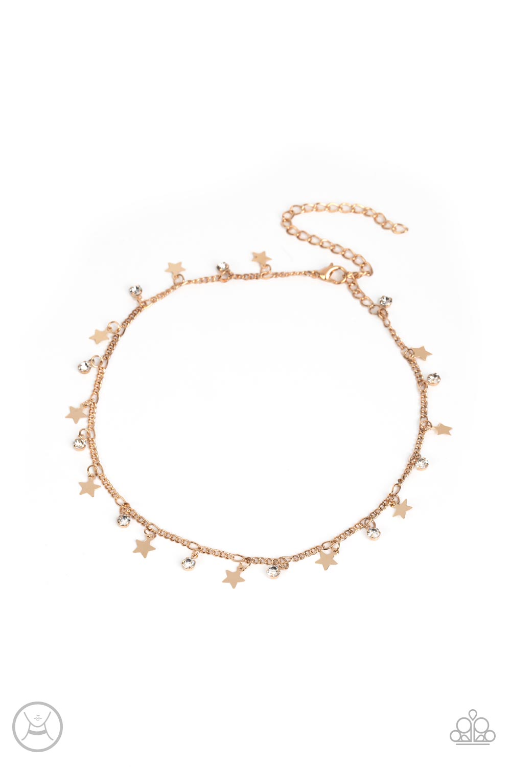 Little Lady Liberty Choker - – Gold | Paparazzi Necklace