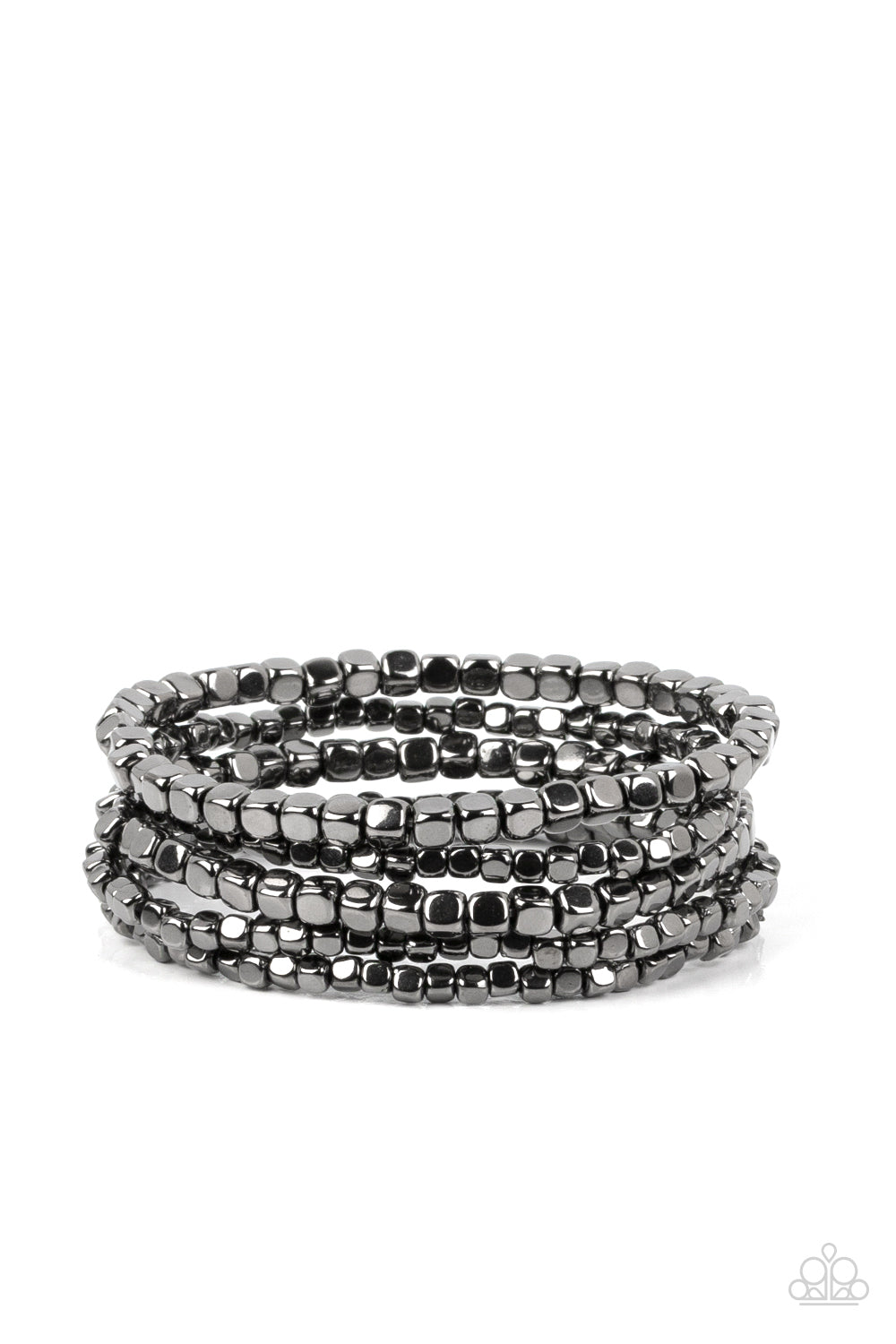 Right on CUBE – Black | Paparazzi Bracelet