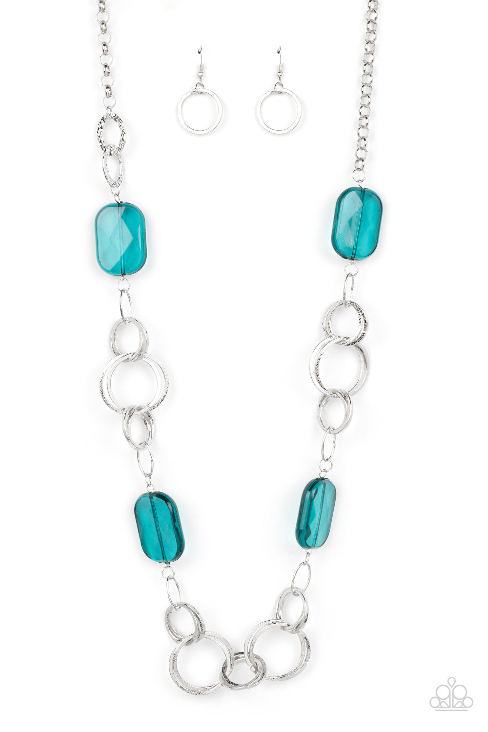 Stained Glass Glamour - – Blue | Paparazzi Necklace