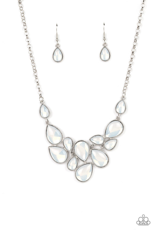 Keeps GLOWING and GLOWING – White | Paparazzi Necklace