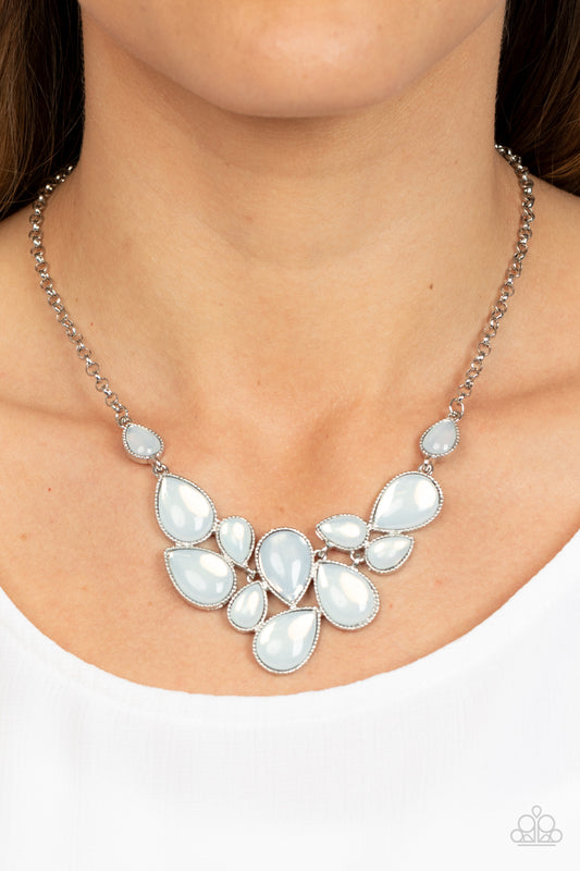 Keeps GLOWING and GLOWING – White | Paparazzi Necklace