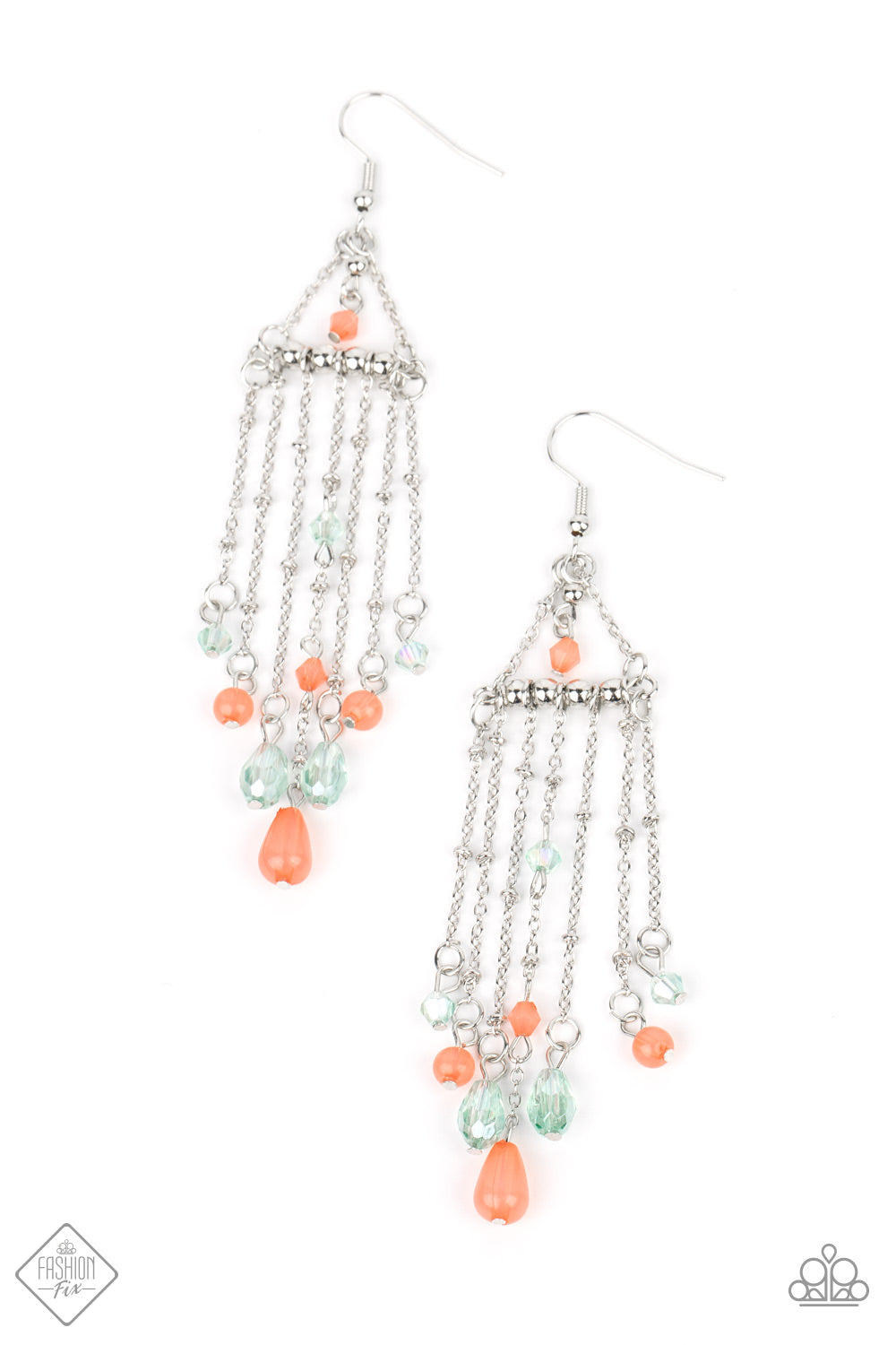 Marina Breeze – Orange | Paparazzi Earrings