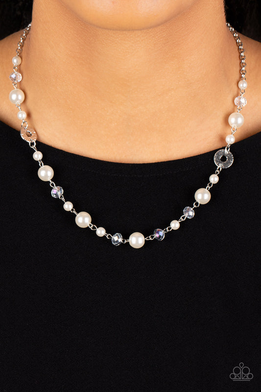 Traditional Transcendence – White | Paparazzi Necklace