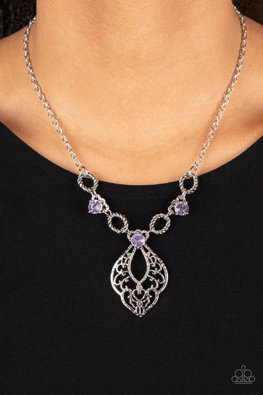 Contemporary Connections – Purple | Paparazzi Necklace