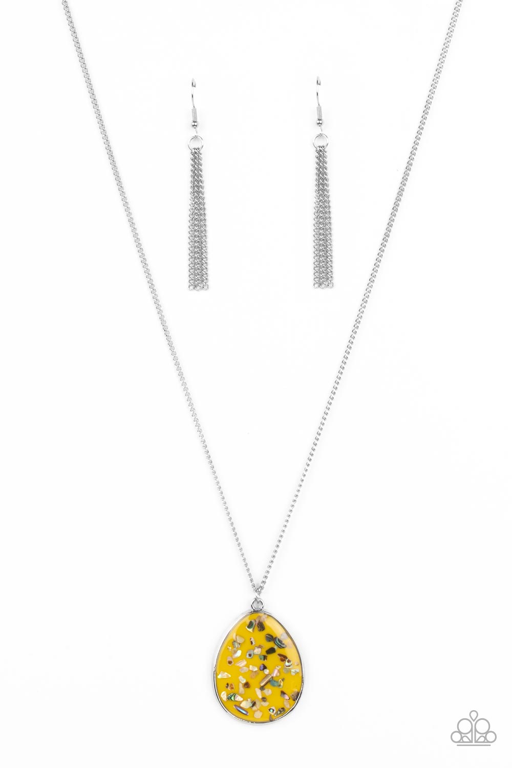 Shimmering Seafloors – Yellow | Paparazzi Necklace