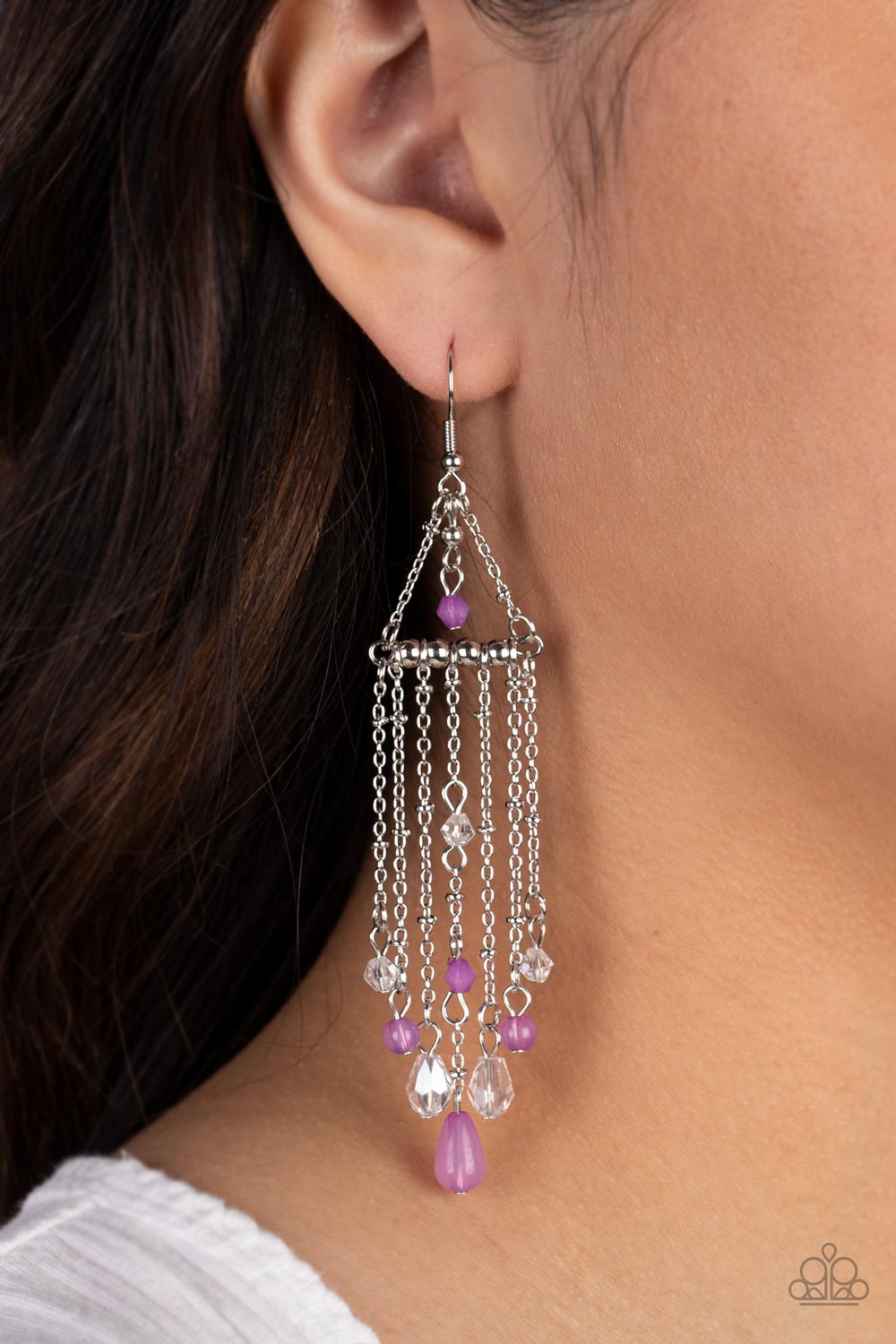 Marina Breeze – Purple | Paparazzi Earrings