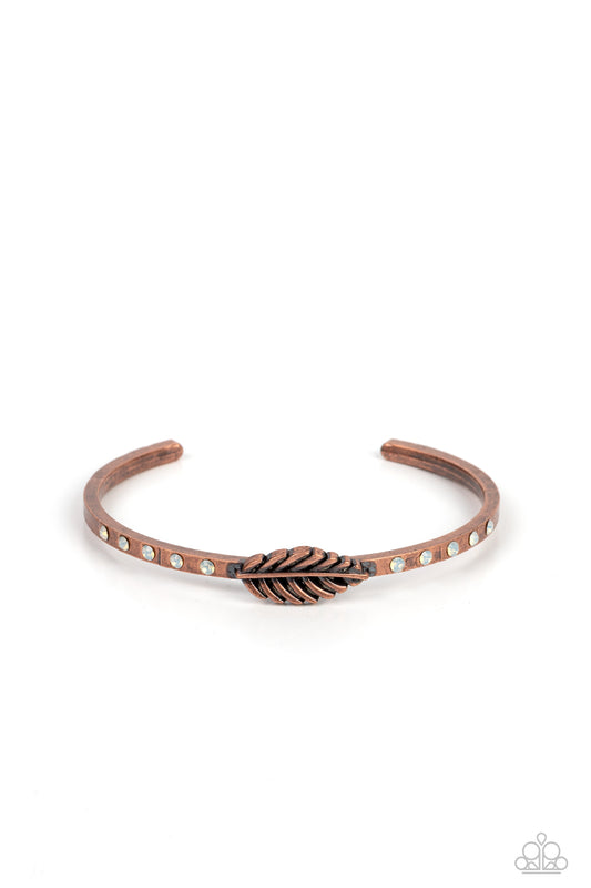 Free-Spirited Shimmer – Copper | Paparazzi Bracelet