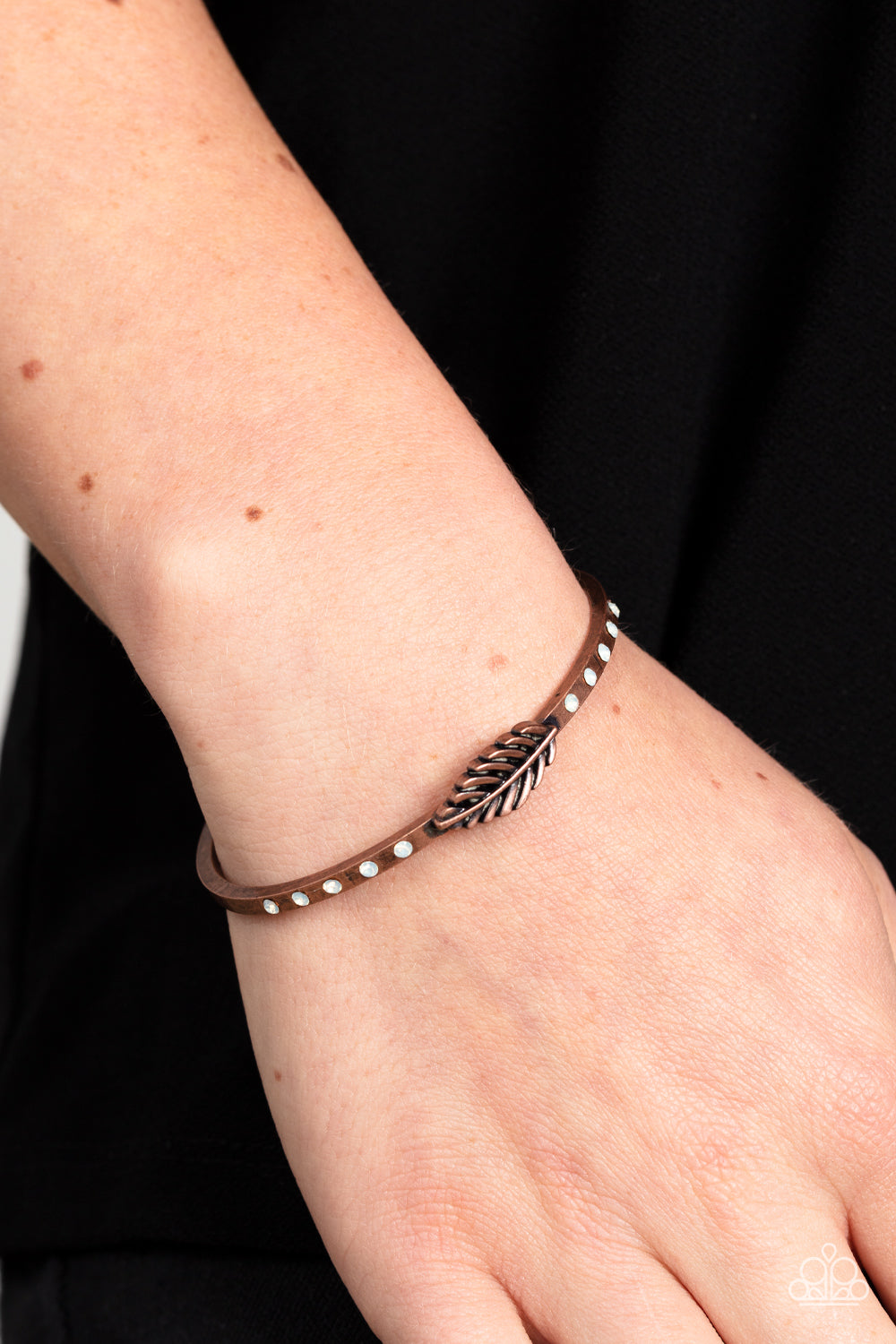 Free-Spirited Shimmer – Copper | Paparazzi Bracelet