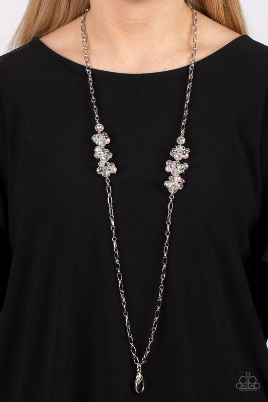 Poshly Parisian – Pink | Paparazzi Lanyard Necklace