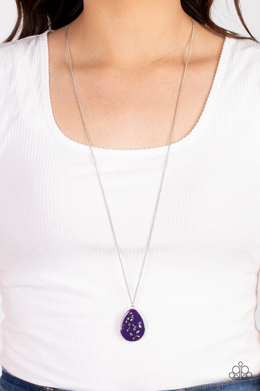 Shimmering Seafloors – Purple | Paparazzi Necklace