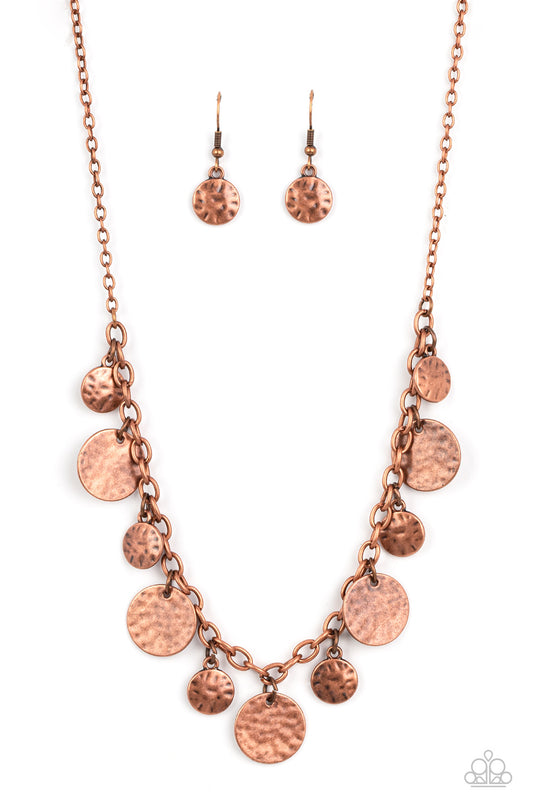 Model Medallions – Copper | Paparazzi Necklace