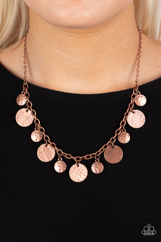Model Medallions – Copper | Paparazzi Necklace