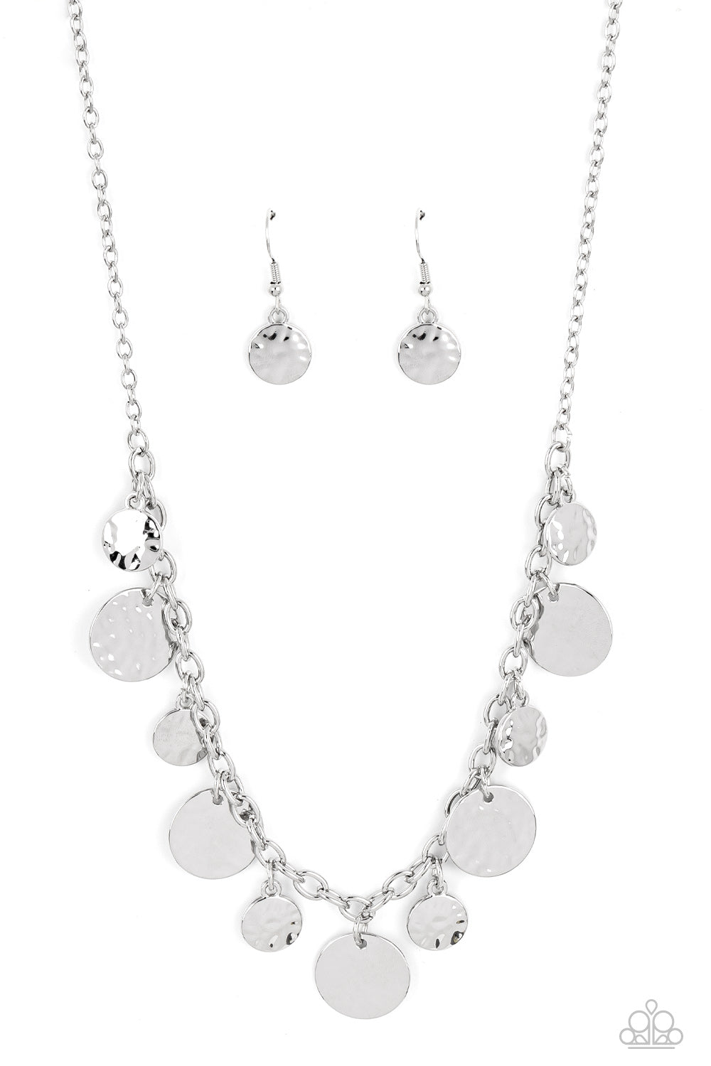 Model Medallions – Silver | Paparazzi Necklace