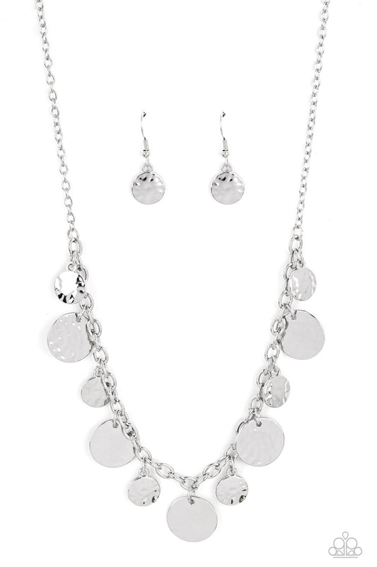 Model Medallions – Silver | Paparazzi Necklace