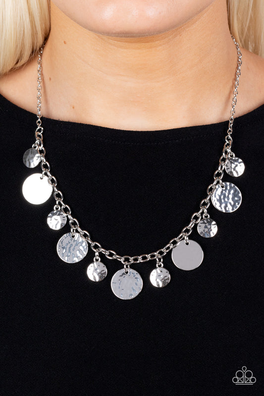 Model Medallions – Silver | Paparazzi Necklace
